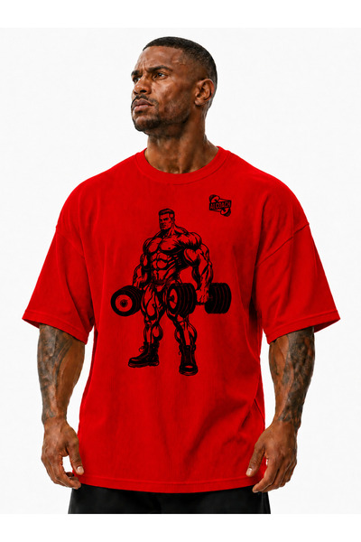 Alcoach Summer Athletic Oversized T-Shirt for Men Bodybuilding and All Sports...
