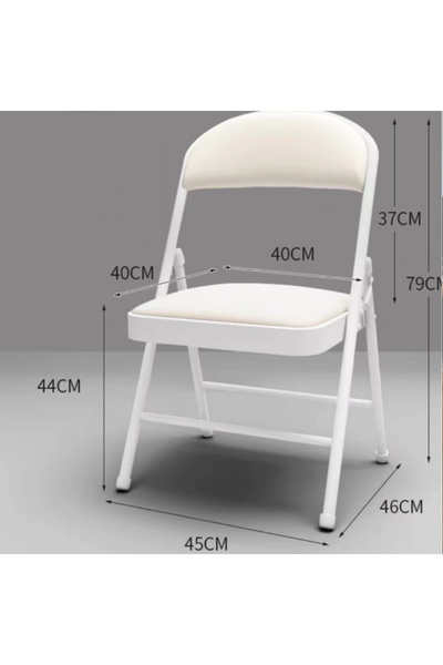 Fikpoo Collapsible Chairs Featuring Cushioned Seats And Backrests, Suitable f...