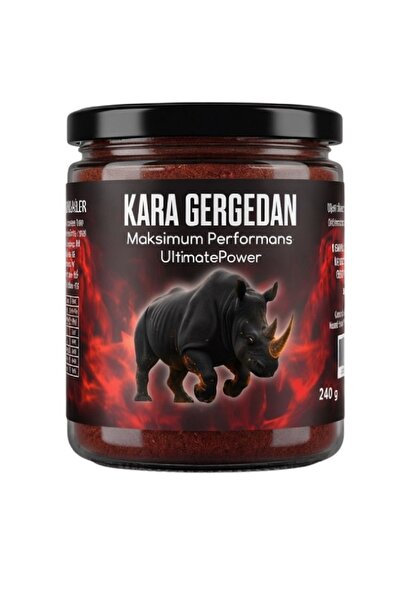 UltimatePower KARA GERGEDAN Doğal Destek Enerjik Yaşam 240 gr