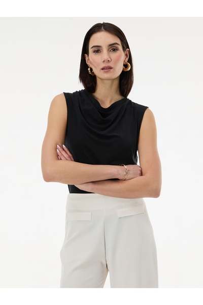 ORSAY Tricou negru de damă fără mâneci