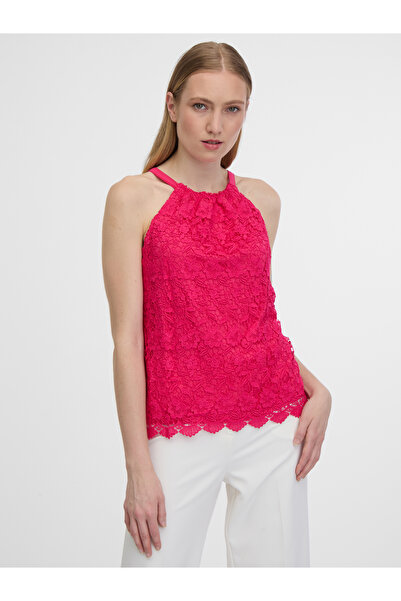 ORSAY Dark pink women's lace tank top