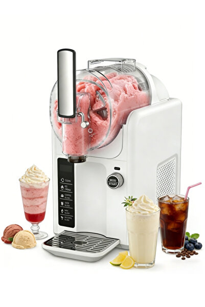 Baytvibes Slushie Machine Ice Cream Frozen Drink Maker with 5 Preset Modes No...