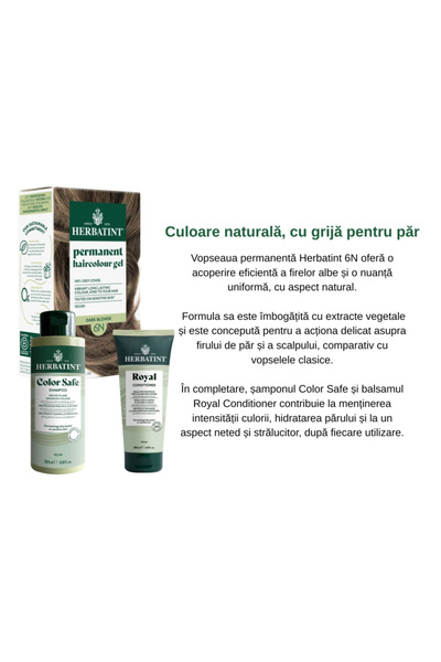 Herbatint Hair dye care package 6N