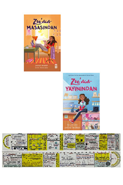 Genç Timaş Zoe'nin Masasından + Zoe'nin Yayınından 2 Kitap Set Janae Marks + ...