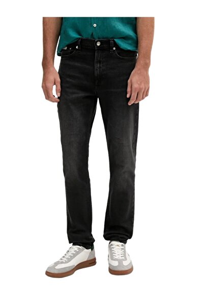 Calvin Klein Ανδρικό Slim Taper Τζιν Μαύρο LV04RB754G-YB3