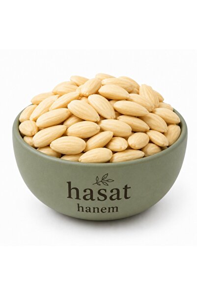 HASATHANEM HASAT HANEM Soyulmuş Badem 500 Gr Çiğ İç Badem Doğal Taze Vakumlu ...