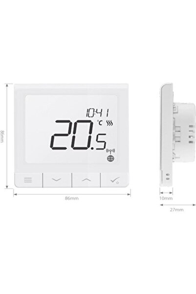 SALUS WQ610, 230 V, 16 A, Alb