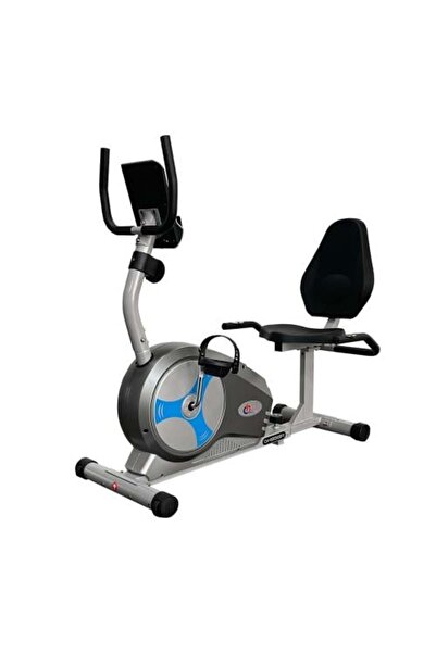 HEALTHCARE دراجة تمارين رياضية مغناطيسية - 8 مستويات - شاشة LCD - رمادي - GK858R