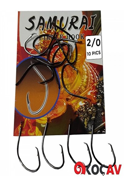 diğer 111 SAMURAI CIRCLE HOOK SAZAN İĞNESİ 2/0 (10 ADET)