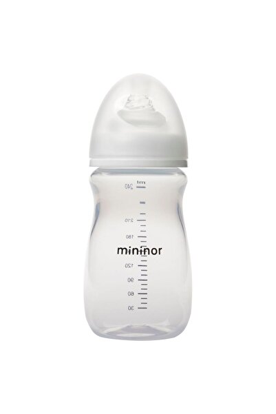 Mininor - زجاجة رضاعة مضادة للمغص للأطفال - 240 مل