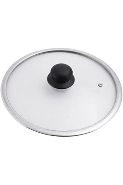 DELCASA DC2470 Tempered Glass Lid with Bakelite Knob, 28 cm Diameter