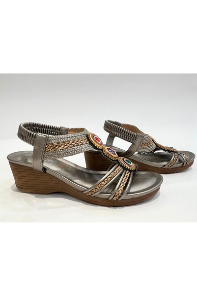 Guja 26Y2411 Stoned Wedge Heel Sandals