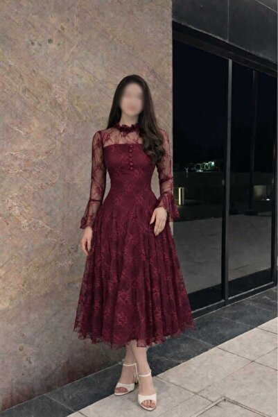 maria fashion Lace Gown