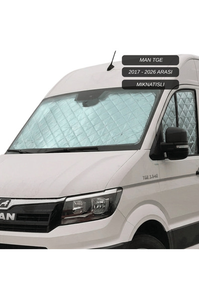 Camperial Motokaravan Ön ve Yan Camlar için Isı Yalıtım Güneşlik Güneşlik MAN...