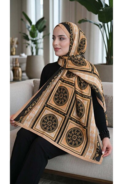Big ModaEbrar Patterned Soft Shawl - 091