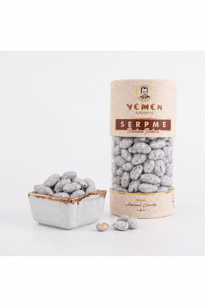 YEMEN KURUKAHVE SERPME BADEM ŞEKERİ 500 GR