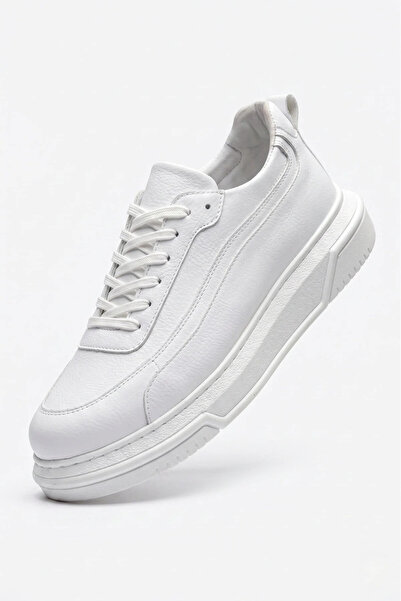 Pluvia Shoes Vegan Leather Top Quality Lace-Up High-Sole Unisex Sneaker