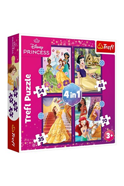 Trefl Puzzle Princess 4 in 1 -