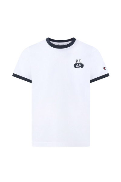 Champion Beyaz Erkek Çocuk T-Shirt 307586-SS Tee