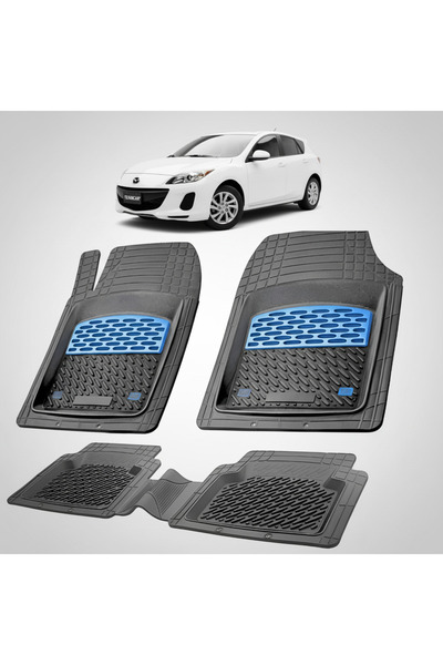 TEAMCAR Covorașe auto compatibile pentru Mazda 3 BL Facelift Hatchback cu 5 u...