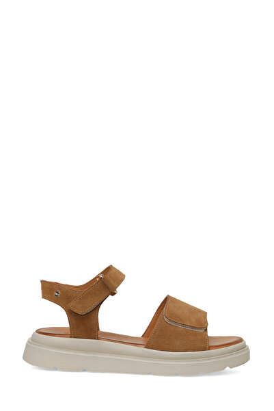 İnci Cosmos Tan Women's Thick Sole Sandals