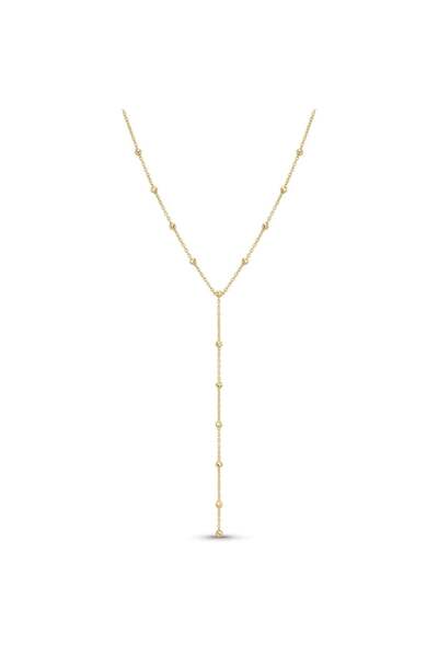 H.M Hakan Mücevherat Dorika Y Model Minimal 14 Ayar Altın Kolye 1,42 Gram