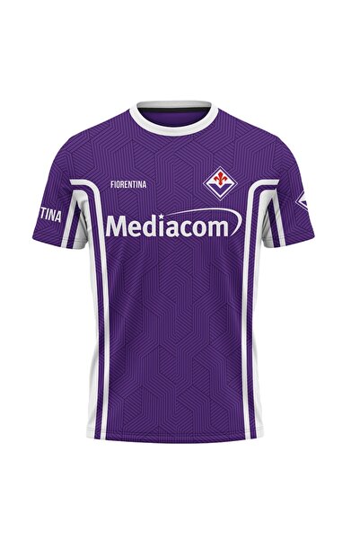 OEM Tricou barbati ACF Fiorentina , maneca scurta multicolor S164