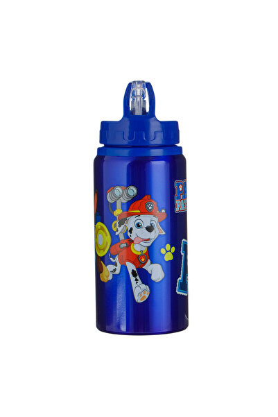 Zumzeria Paw Patrol Sticlă de apă albastră din aluminiu cu capac rabatabil pe...