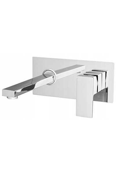 Granitan Baterie Lavoar Incastrat CUBE Crom, Alama, Modern