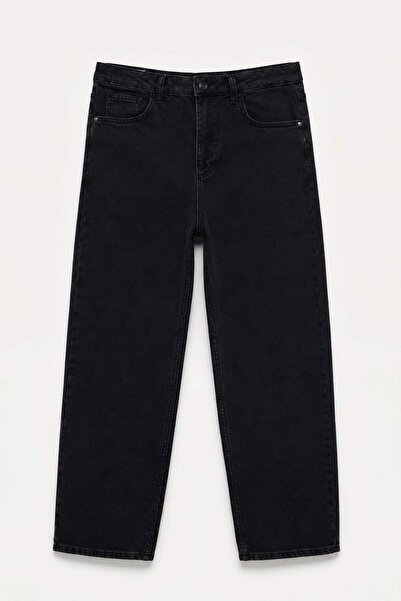 DeFacto Baggy Fit High Waist Ankle Length Pants H8276Ax26Sm