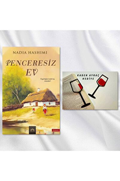 Arkadya Yayınları PENCERESİZ EV / KADEH FİGÜRLÜ KİTAP AYRACI HEDİYE