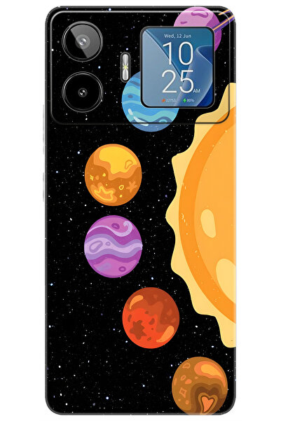 General Mobile GM 26 PRO 5G (G903) Uyumlu Kılıf Desen Baskılı Silikon Gezegen...