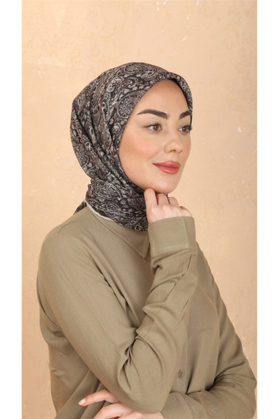 locella Lo'cella Pamuklu Soft Eşarp 4567-1 Kahve