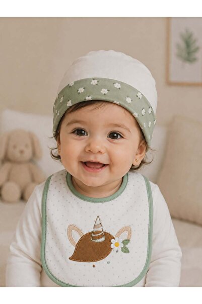 NiLi Baby Girl Floral Patterned Hat
