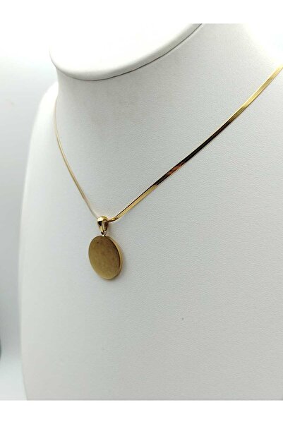 NN Lant Simple cu banut placat cu aur 14k