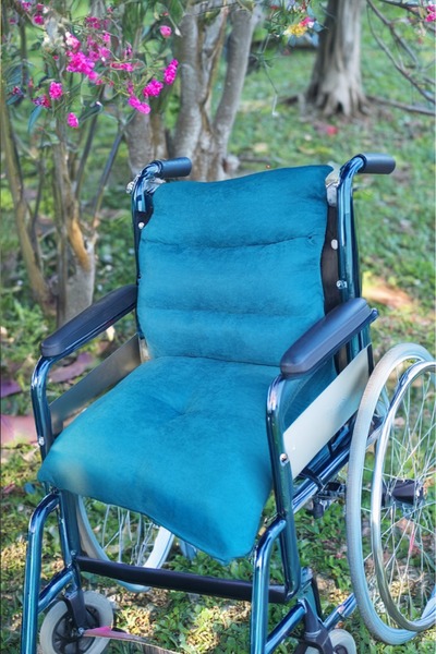 Brediawro Wheelchair Compatible Comfort Cushion Cotton Fiber Filled Sitting P...