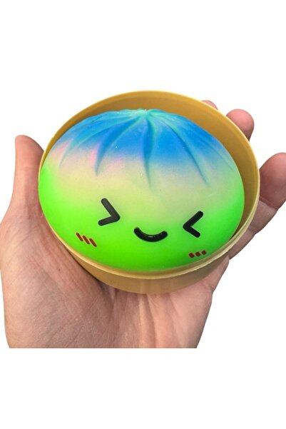 OEM Jucărie antistres bao dumpling multicoloră neon squishy cu cutie