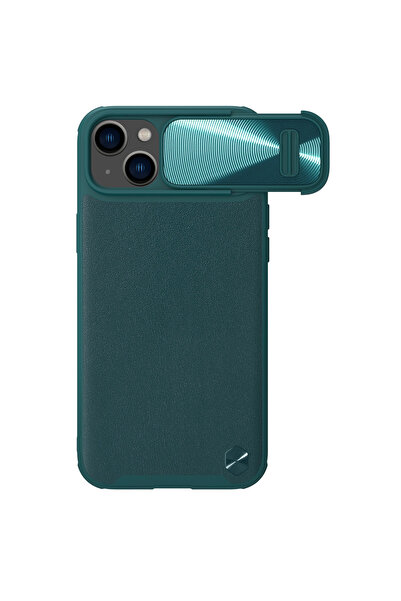 Nillkin CamShield Piele S Apple iPhone 14 Plus / 15 Plus verde