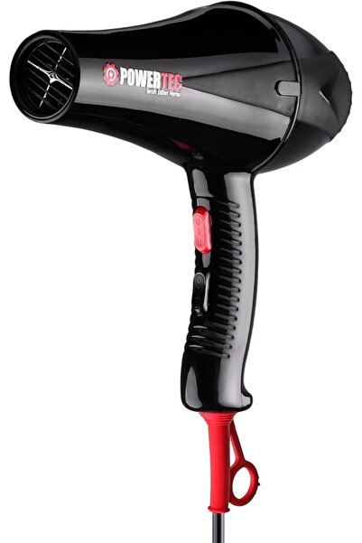 POWERTEC TR-901 Black Hair Dryer 2500W 195°C 210°C Black Solid Color 2.7m 2500W
