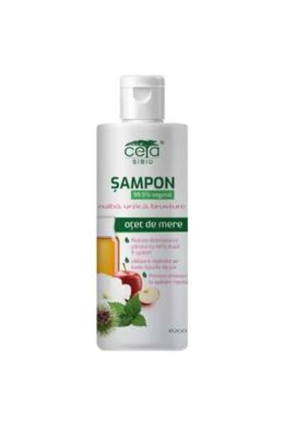 Ceta Sibiu Sampon 99.5% Vegetal cu Otet de Mere, Nalba, Urzica, Brusture - Ce...