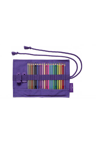 Faber Castell Rollup creioane colorate Faber-Castell Sparkle, 20 buc/set, cu ...