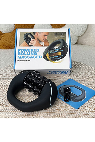 Generic Mini Rolling Percussive Muscle Massager with Charging Base
