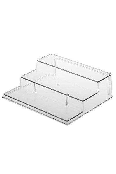 Zumzeria Raft pentru condimente din plastic transparent cu 3 niveluri 26.3x23...
