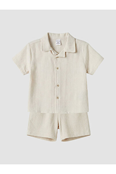 LC Waikiki I Textured Baby Boy Shirt and Shorts Set from Freezen Store