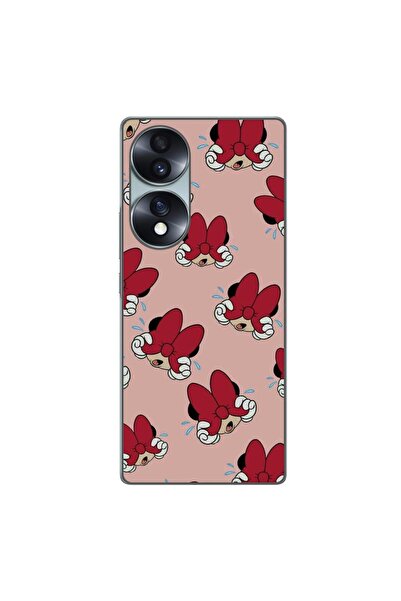 OEM Husa compatibila cu Honor 70 Silicon Gel Tpu Model Minnie Pattern Funda R...