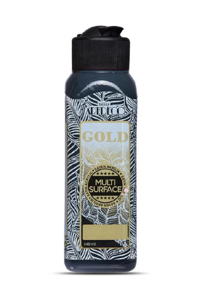 Artdeco Gold 140ml MULTİ SURFACE Akrilik Boya Siyah
