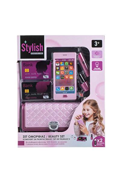 Zumzeria Set geantă cu accesorii și telefon mobil cu sunet și lumină - 8 piese