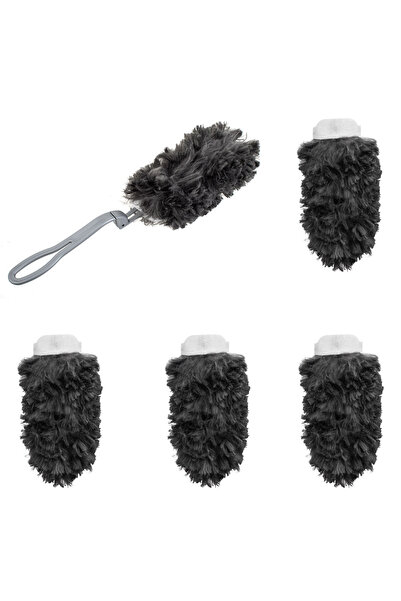Zumzeria Pamatuf negru cu mâner și 5 rezerve 18cm - 6 bucăți