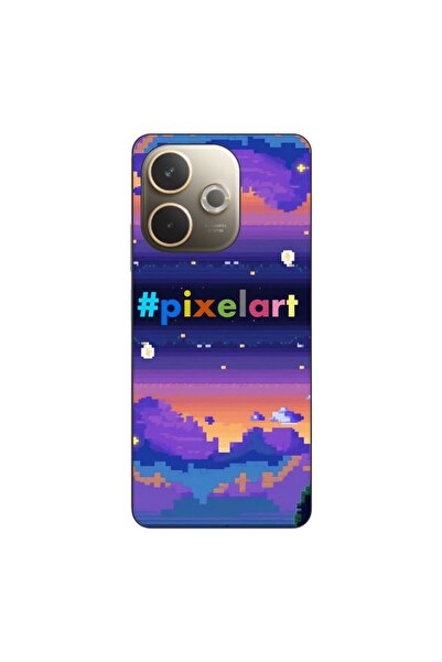 OEM Θήκη συμβατή με Oppo A5 Pro από σιλικόνη gel TPU με σχέδιο Pixel Art Τοπίο
