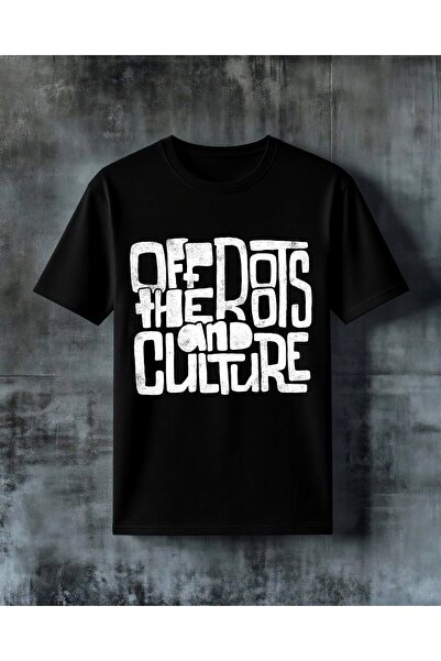 COMVİCHO White Particulate Printed Oversized T-Shirt